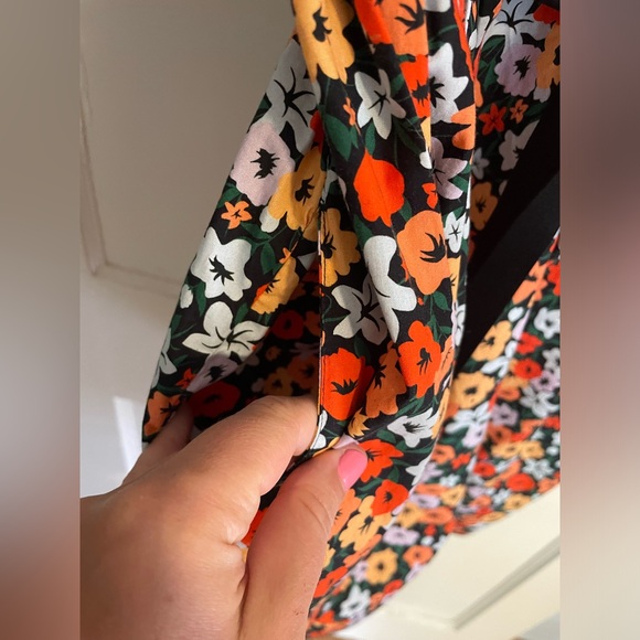 AGUA by AGUA BENDITA La Fania Horizonte Floral Cotton Mini Dress Size XS - Picture 10 of 13